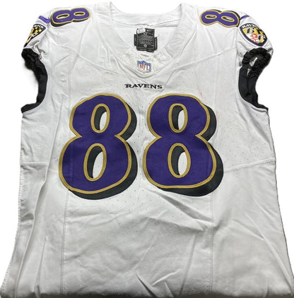 Charlie Kolar GAME WORN💪 (10/15/2023) On-Field Baltimore Ravens💜Jersey NFL🌍vs. Titans (London Series)