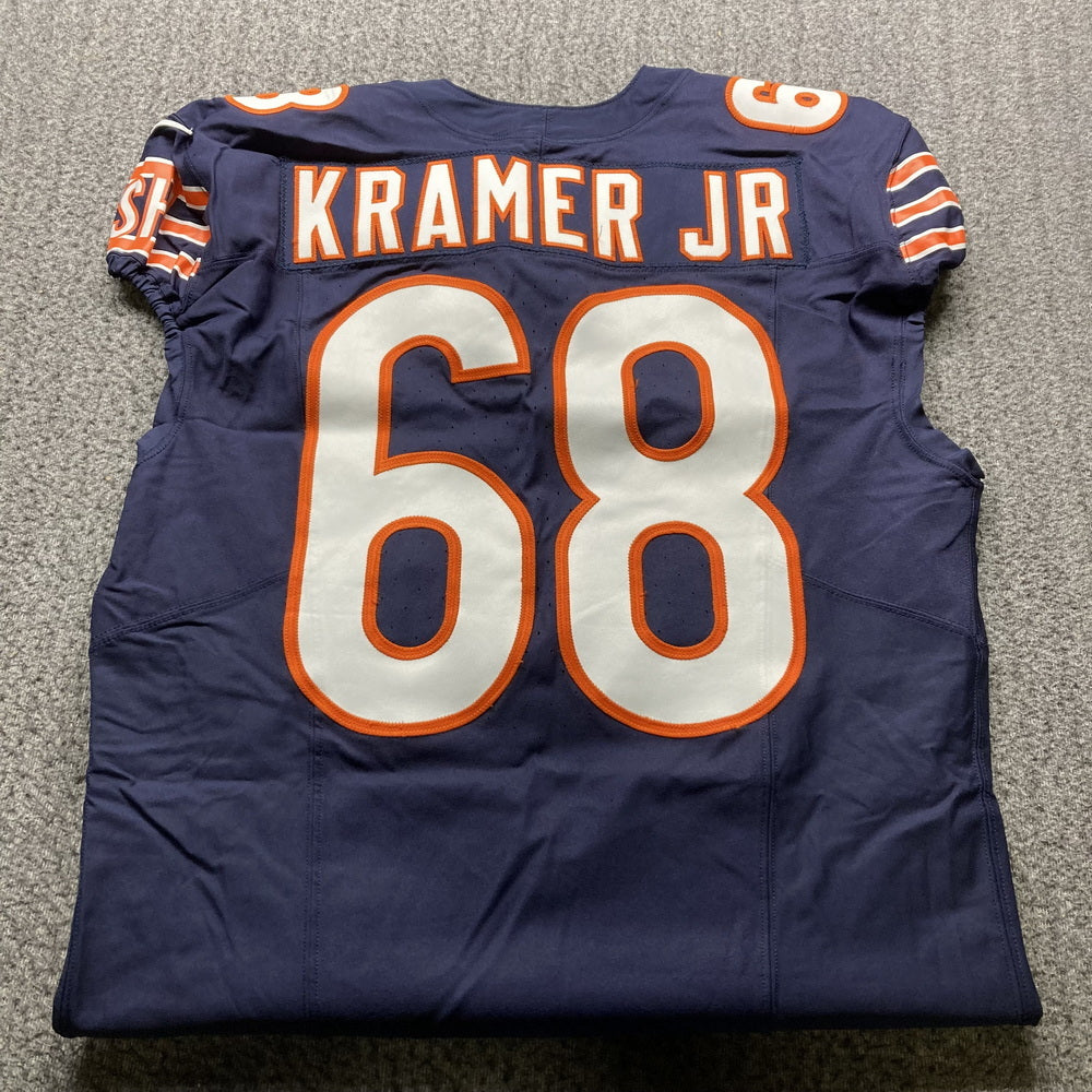 Doug Kramer Jr GAME WORN💪10/13/2024 Chicago Bears NFL Jersey👕London Games🌍vs.Jacksonville Jaguars at Tottenham Hotspur Stadium