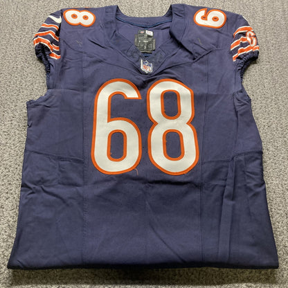 Doug Kramer Jr GAME WORN💪10/13/2024 Chicago Bears NFL Jersey👕London Games🌍vs.Jacksonville Jaguars at Tottenham Hotspur Stadium