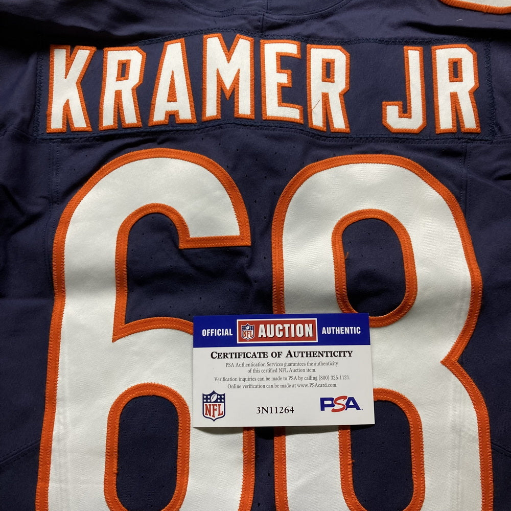 Doug Kramer Jr GAME WORN💪10/13/2024 Chicago Bears NFL Jersey👕London Games🌍vs.Jacksonville Jaguars at Tottenham Hotspur Stadium