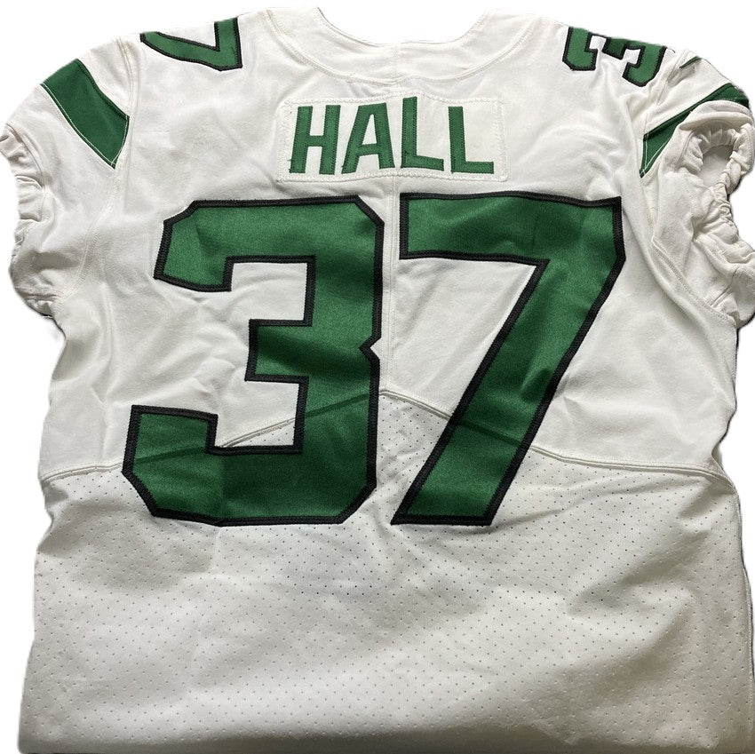 Bryce Hall GAME WORN 💪 New York Jets Nike NFL Jersey 👕 Also includes PSA Certificate of Authenticity🛡️