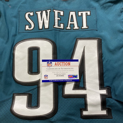 Josh Sweat GAME-USED💪11/14/2022 Philadelphia Eagles🦅NFL Jersey👕vs Washington Commanders Inc. PSA Cert
