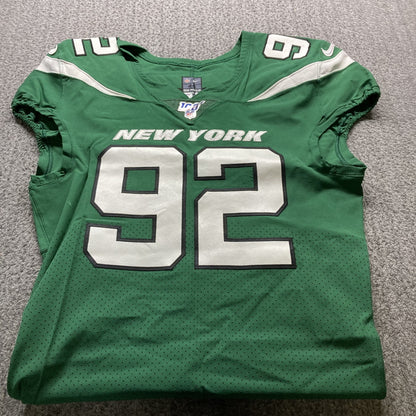 Leonard Williams GAME USED/WORN 💪 New York Jets Nike NFL Jersey 👕 with PSA Authenticity🛡️