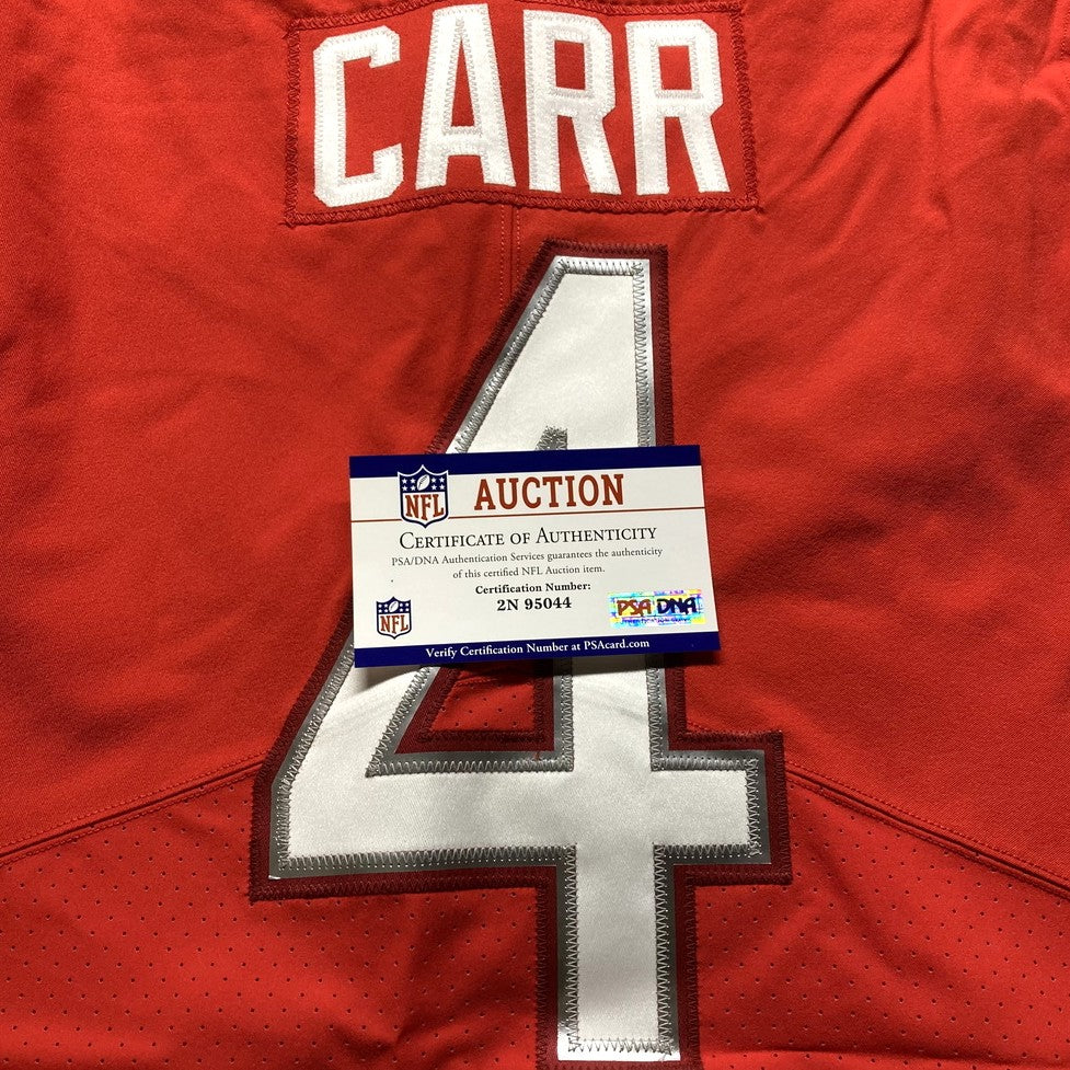 Derek Carr Game-Issued🦾Pro Bowl NFL On-Field Jersey👕Las Vegas Raiders🏴‍☠