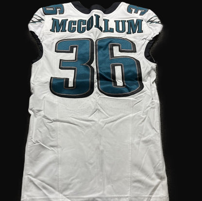 Tristan McCollum GAME WORN💪09/06/2024 Philadelphia Eagles🦅Nike NFL Jersey👕vs. Green Bay Packers in São Paulo Brazil 🇧🇷