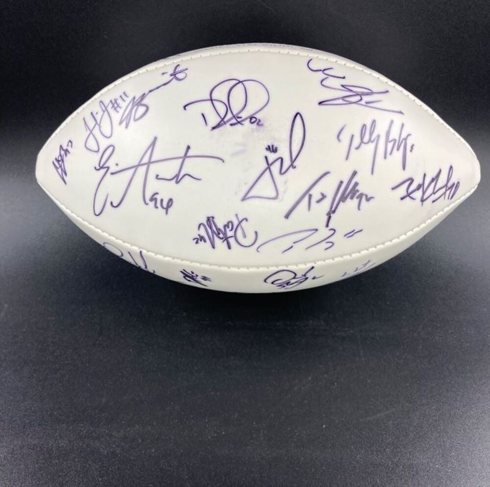 2016 Pro Bowl Games Wilson Ball Signed By Over 25 Players including Russell Wilson, Richard Sherman, Calais Campbell, Todd Gurley, Julio Jones, AJ Green & Malcolm Jenkins