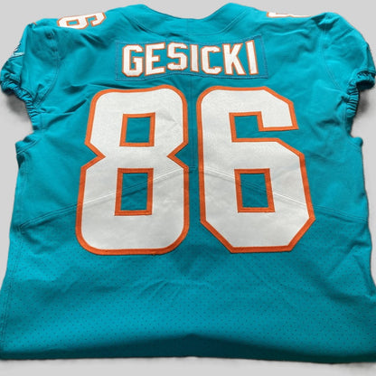 Mike Gesicki GAME ISSUED 💥 Miami Dolphins 🐬 On-Field NFL Jersey Inc. PSA Authenticity 🛡️