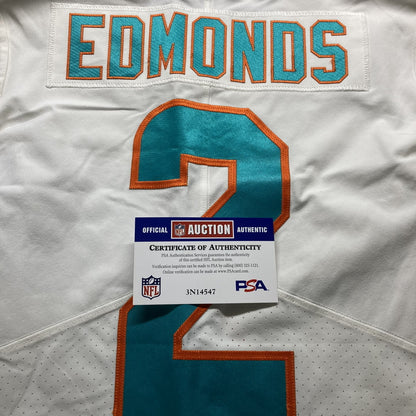 Chase Edmonds GAME ISSUED 💪 Miami Dolphins 🐬 Nike On-Field NFL Jersey 👕 Inc. PSA Authenticity 🛡️