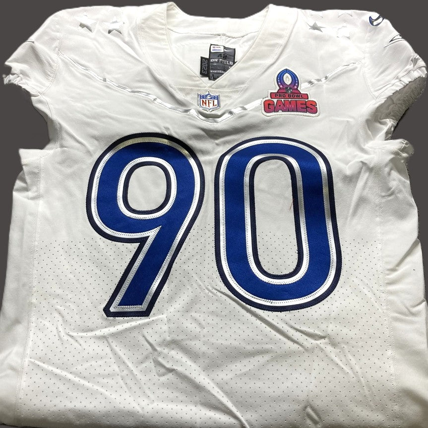 DeMarcus Lawrence Team-Issued💪 Pro Bowl Games Dallas Cowboys🤠NFL On-Field Jersey👕Inc. PSA COA