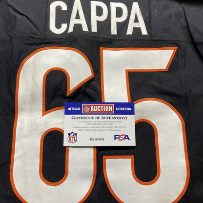 Alex Cappa GAME WORN💪10/06/24 Cincinnati Bengals🐅vs.Baltimore Ravens NFL Jersey👕Includes COA