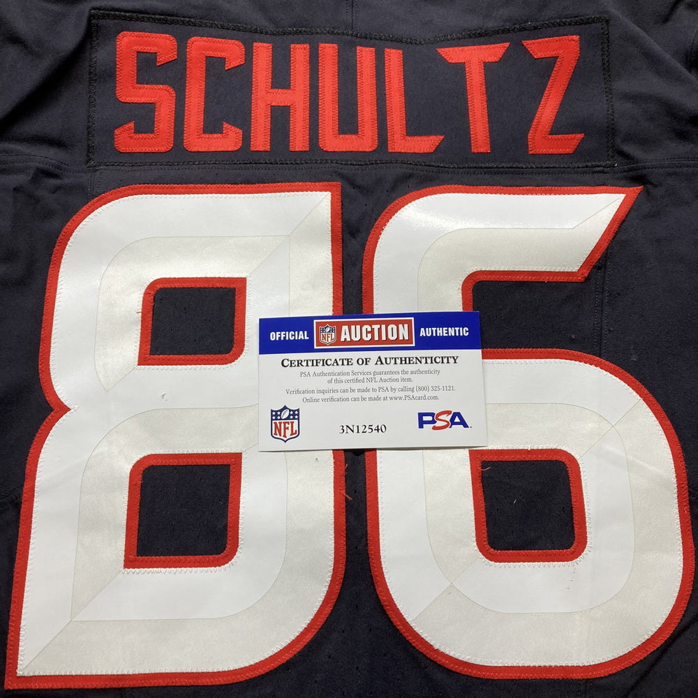 Dalton Schultz GAME WORN 💪 Houston Texans 🐂 Nike NFL Jersey👕 Salute to Service Game Also includes COA 🛡️