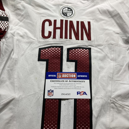 Jeremy Chinn GAME WORN💪2025 Season Washington Commanders NFL Jersey👕inc.COA