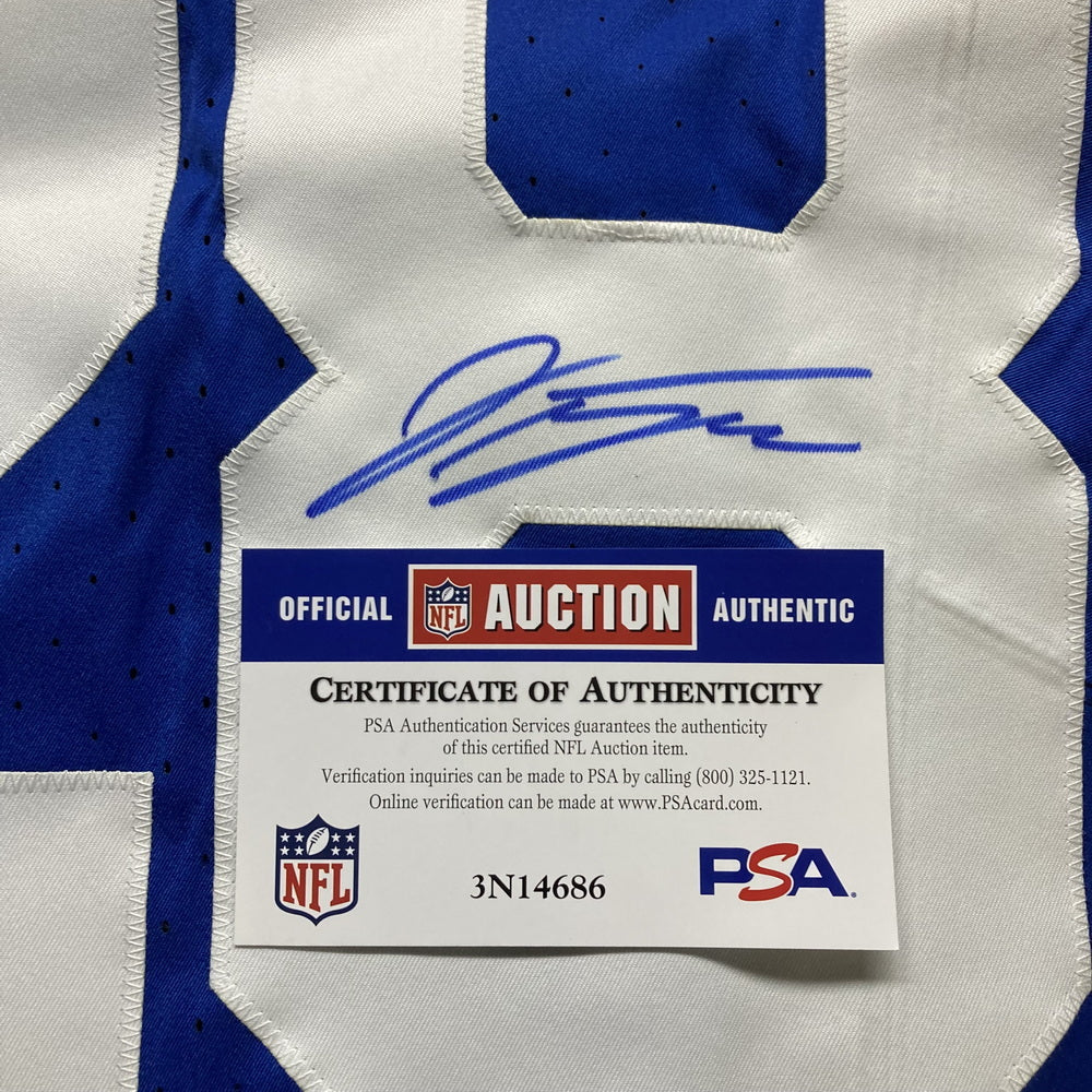 Jonathan Taylor HAND SIGNED TEAM ISSUED 💪 Indianapolis Colts Nike NFL Jersey 👕 Also Inc. COA 🛡️