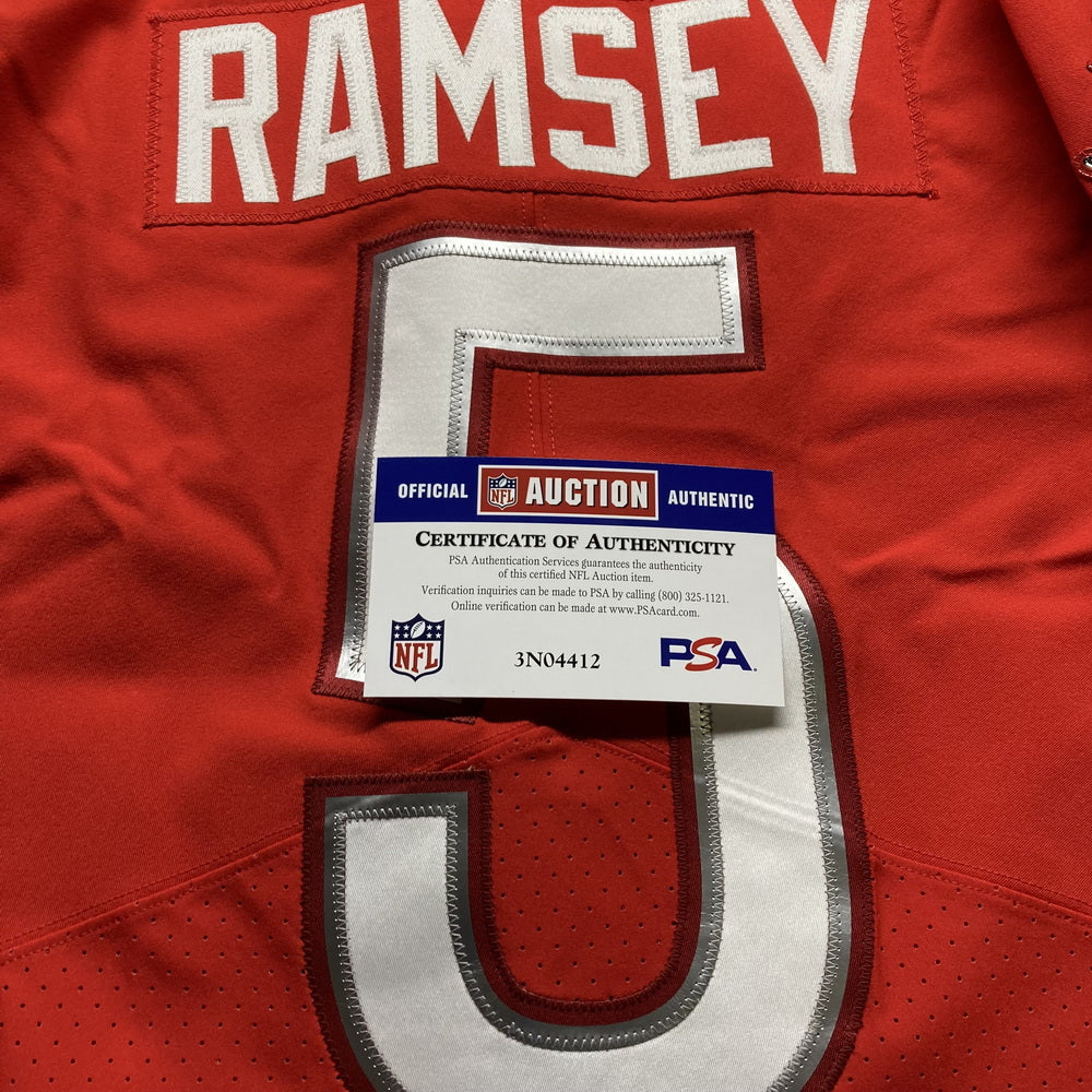 Jalen Ramsey GAME ISSUED 💪 Pro Bowl Games Miami Dolphins 🐬 On-Field Nike NFL Jersey 🎽 Inc. PSA Authenticity 🛡️