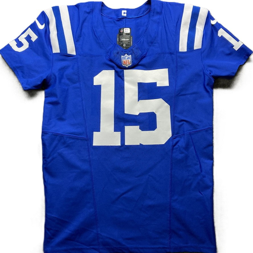 Joe Flacco Hand SIGNED ✍️ TEAM ISSUED 💪 Indianapolis Colts NFL Nike Jersey 👕 Inc. COA 🛡️