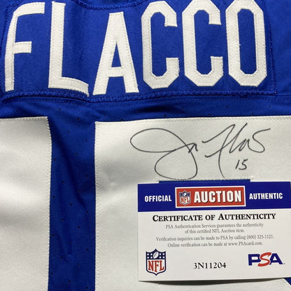 Joe Flacco Hand SIGNED ✍️ TEAM ISSUED 💪 Indianapolis Colts NFL Nike Jersey 👕 Inc. COA 🛡️