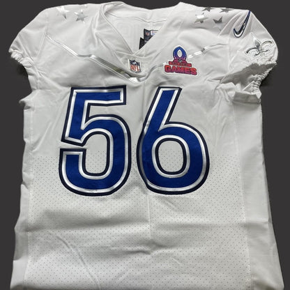Demario Davis GAME ISSUED 💪 Pro Bowl Games 2024 New Orleans Saints Authentic Nike NFL Jersey 👕 With PSA Authenticity 🛡️