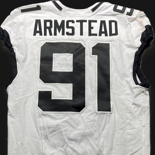 Arik Armstead GAME-USED💪10/13/24 Jacksonville Jaguars🐆NFL Jersey👕vs.Bears🌍