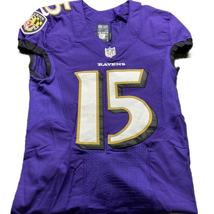 Hollywood Brown GAME-WORN💪Baltimore Ravens💜Nike On-Field NFL Jersey PSA COA