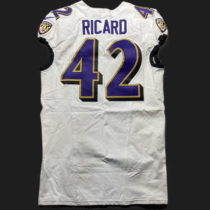 Patrick Ricard GAME-WORN💪10/06/24 PHOTO-MATCHED📸Baltimore Ravens💜NFL Jersey victory vs.Bengals