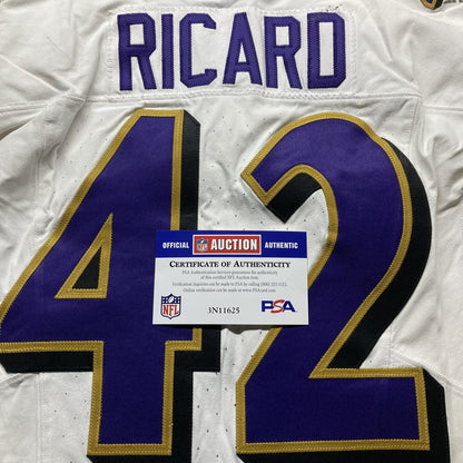 Patrick Ricard GAME-WORN💪10/06/24 PHOTO-MATCHED📸Baltimore Ravens💜NFL Jersey victory vs.Bengals