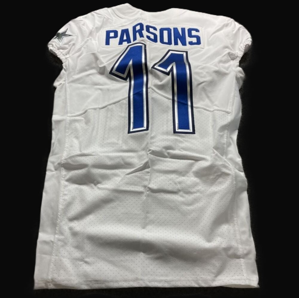 Micah Parsons TEAM ISSUED 💪 Pro Bowl Games Dallas Cowboys Authentic Nike NFL Jersey Inc. COA 📄