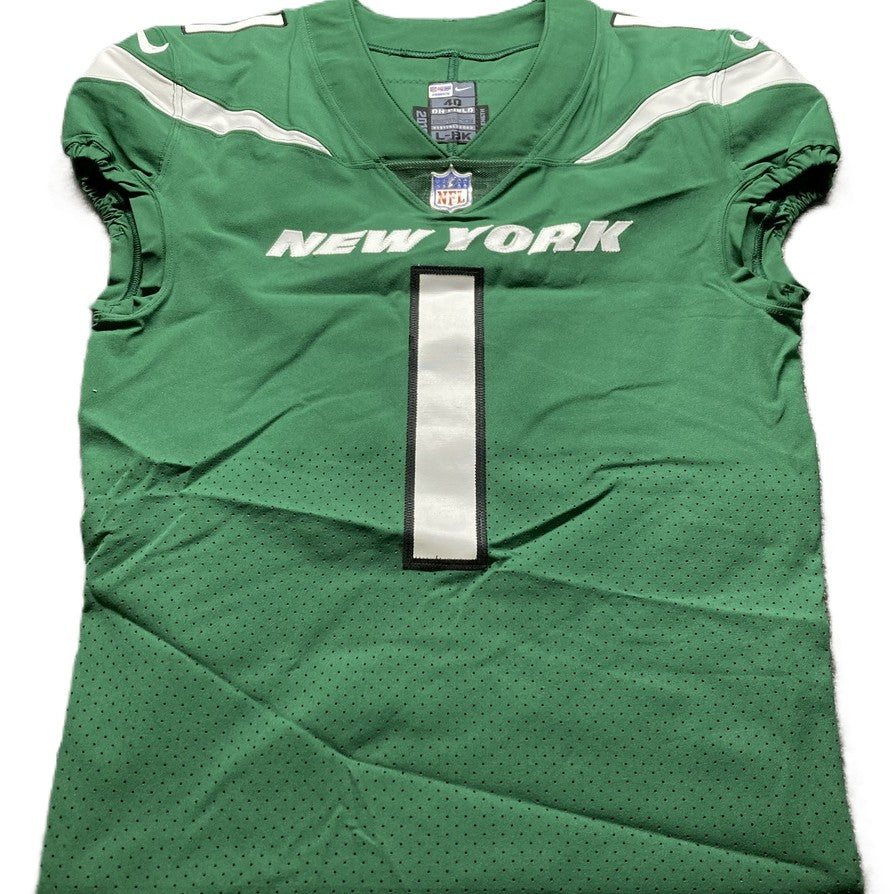 Sauce Gardner Hand Signed 🟢 New York Jets AUTHENTIC Nike NFL Jersey Inc. PSA Certification 🛡️