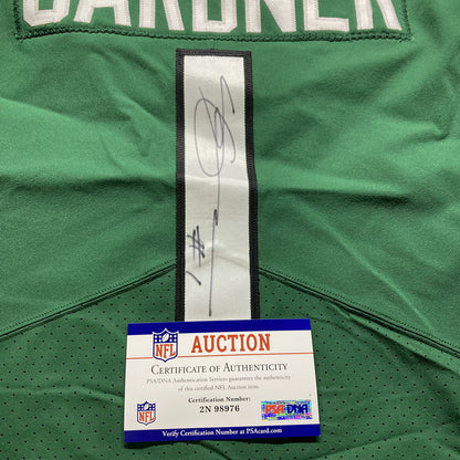Sauce Gardner Hand Signed 🟢 New York Jets AUTHENTIC Nike NFL Jersey Inc. PSA Certification 🛡️