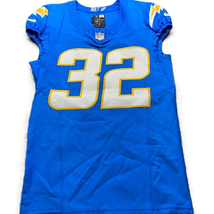 Alohi Gilman GAME WORN 💪 10/05/25 Los Angeles Chargers Nike NFL Jersey vs. Commanders inc. COA 🛡️