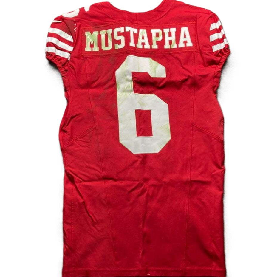 Malik Mustapha GAME WORN 10/20/24 PHOTO MATCHED 📸 San Francisco 49ers NFL Jersey vs Kansas City Chiefs Also includes PSA COA 🛡️
