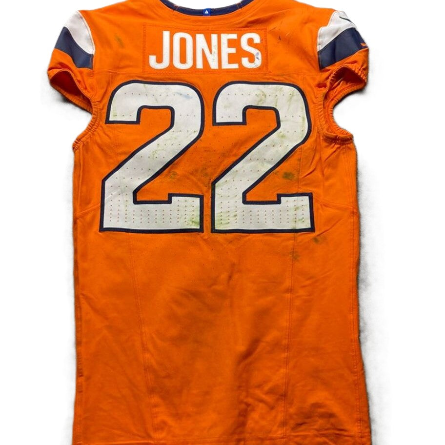 Brandon Jones GAME WORN 10/13/24 Denver Broncos Nike NFL Jersey vs Los Angeles Chargers Inc. COA🛡️