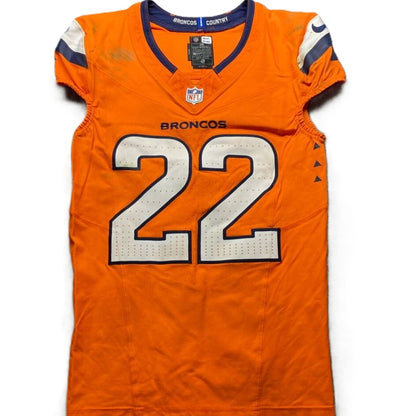 Brandon Jones GAME WORN 10/13/24 Denver Broncos Nike NFL Jersey vs Los Angeles Chargers Inc. COA🛡️