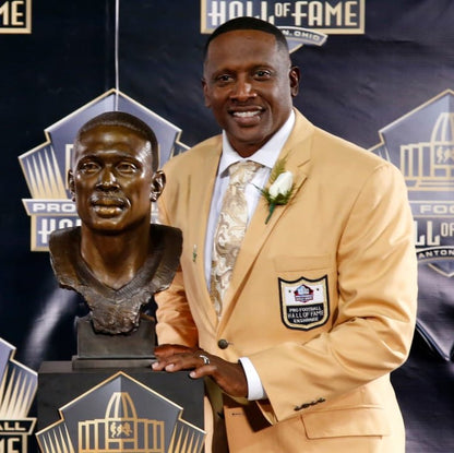 Multi Signed over 25 signatures ✍️ Gold 🟡 100th 💯 Season Authentic Full-size Speed NFL Helmet ✨ with PSA 🛡️Authenticity 🖊️Tony Dungy Mel Renfro Tim Brown Bobby Beathard Anthony Muñoz