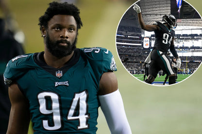 Josh Sweat GAME-USED💪11/14/2022 Philadelphia Eagles🦅NFL Jersey👕vs Washington Commanders Inc. PSA Cert