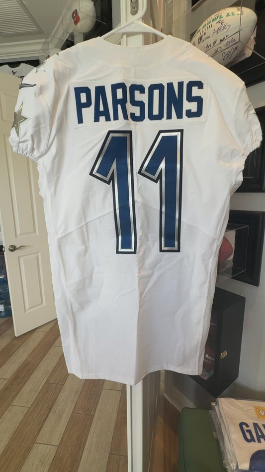 Micah Parsons TEAM ISSUED 💪 Pro Bowl Games Dallas Cowboys Authentic Nike NFL Jersey Inc. COA 📄
