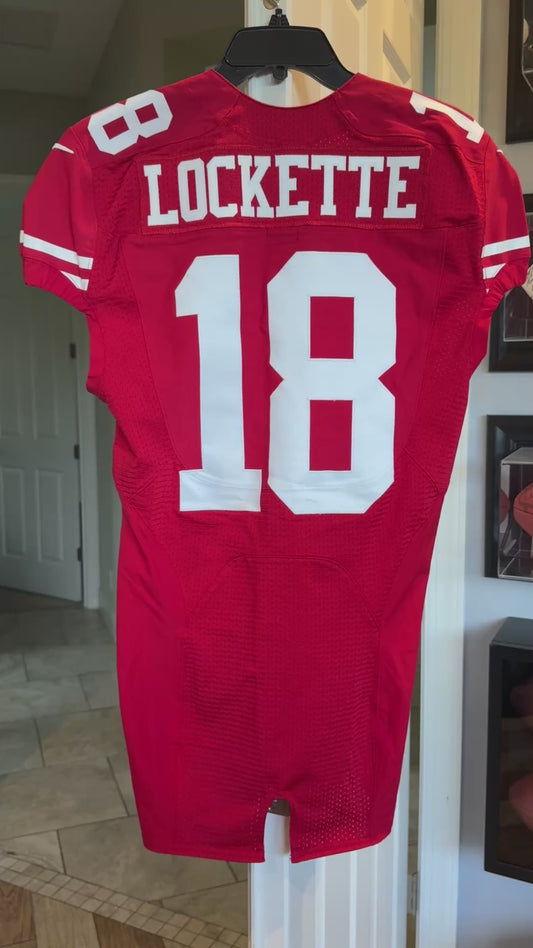 Ricardo Lockette TEAM-ISSUED💪SuperBowl XLVII San Francisco 49ers NFL Jersey👕