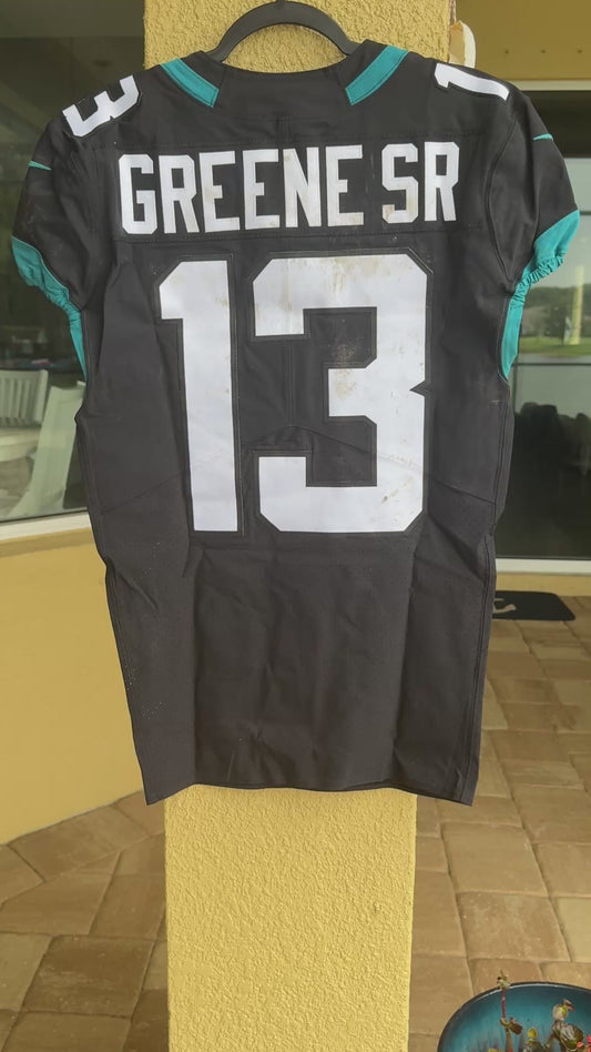 Rashad Greene GAME WORN 💪 10/28/18 PHOTO MATCHED 📸 Jacksonville Jaguars 🐆 NFL Jersey 👕 vs. Philadelphia Eagles in London