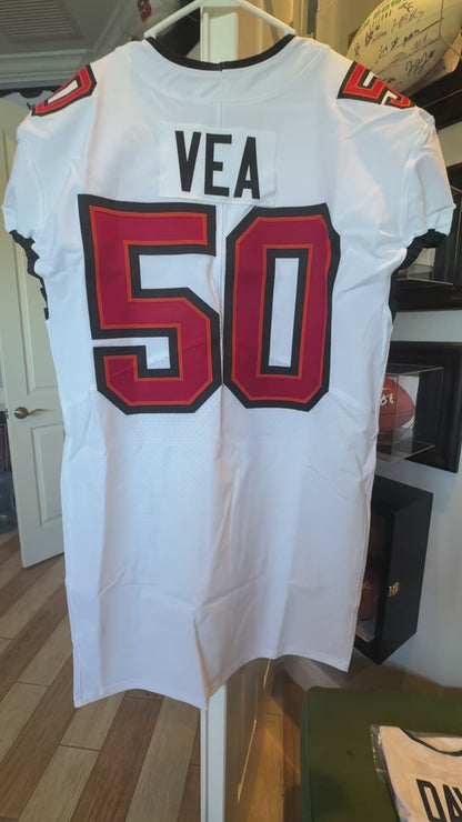 Vita Vea GAME-ISSUED💪Tampa Bay Buccaneers On-Field Nike NFL Jersey🎽Inc.COA📄