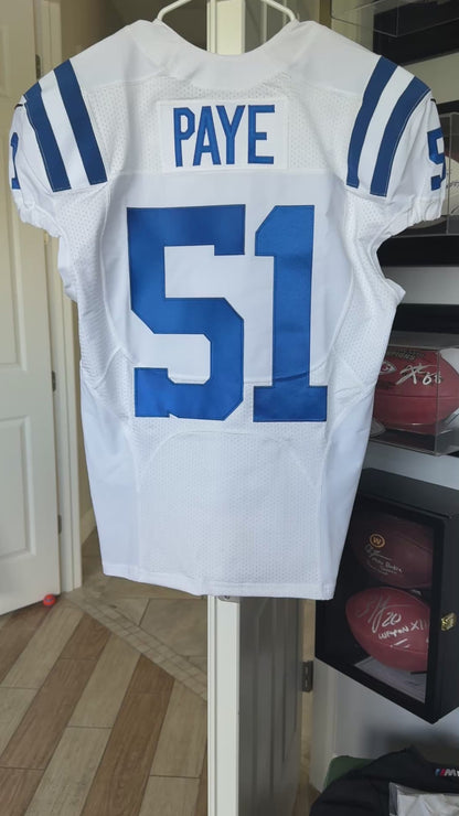 Kwity Paye TEAM ISSUED💪2022 Season Indianapolis Colts NFL Nike Jersey Inc.COA
