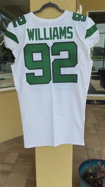 Leonard Williams GAME WORN/USED 💪 New York Jets Nike NFL Jersey 👕 Inc. PSA Authenticity🛡️