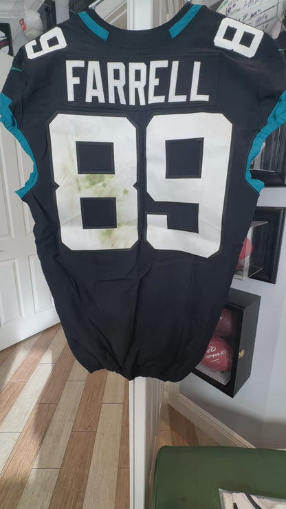 Luke Farrell GAME USED 10/01/23 + PHOTO-MATCHED Jacksonville Jaguars NFL Jersey vs. Atlanta Falcons Inc. PSA Authentication
