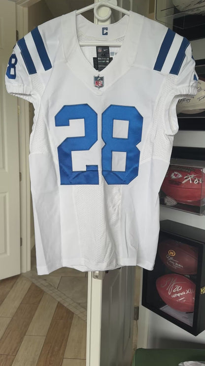 Jonathan Taylor TEAM ISSUED Indianapolis Colts Nike NFL Jersey Also Includes COA