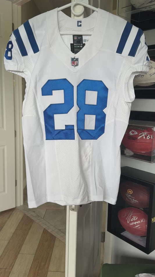 Jonathan Taylor TEAM ISSUED Indianapolis Colts Nike NFL Jersey Also Includes COA
