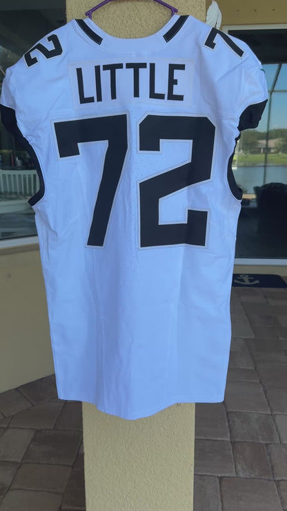 Walker Little GAME USED 10/13/2024 Jacksonville Jaguars 🐆 Nike NFL On-Field Jersey 👕 vs. Chicago Bears (London Game)