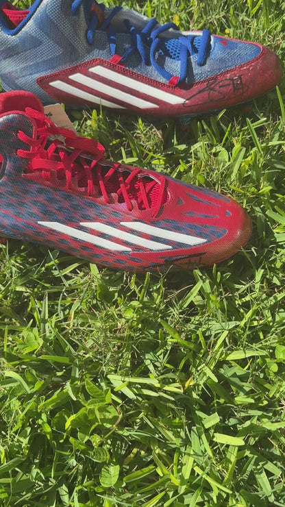 Sammy Watkins Signed🖊️ Buffalo Bills 🐃Custom Cleats👟– Rare NFL Gear🦵🏈
