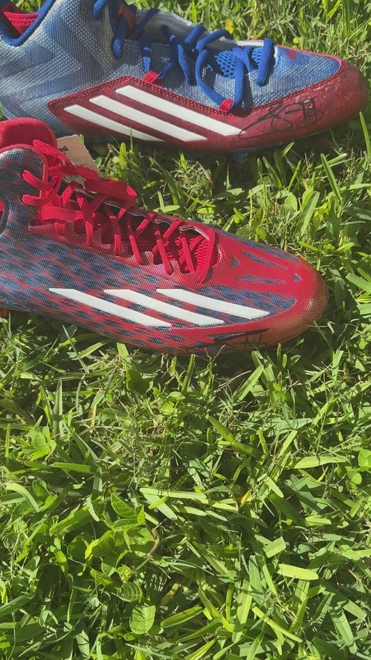 Sammy Watkins Signed🖊️ Buffalo Bills 🐃Custom Cleats👟– Rare NFL Gear🦵🏈