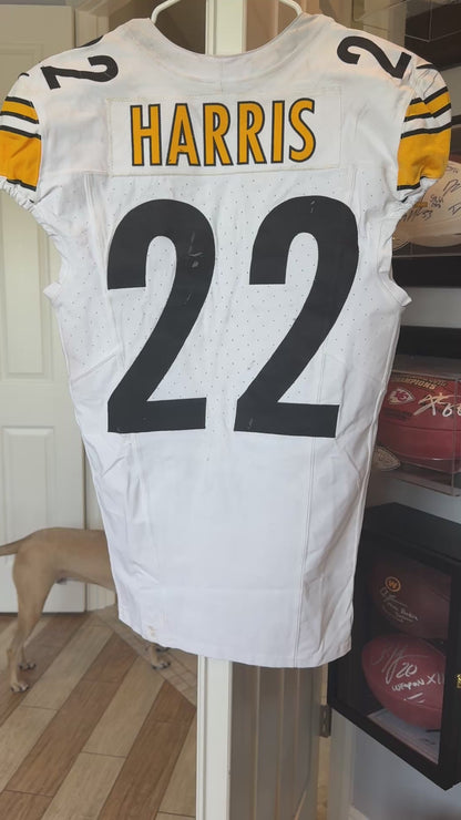 Najee Harris GAME WORN💪09/08/24 PHOTO MATCHED📸Steelers NFL Jersey👕Inc.COA💥