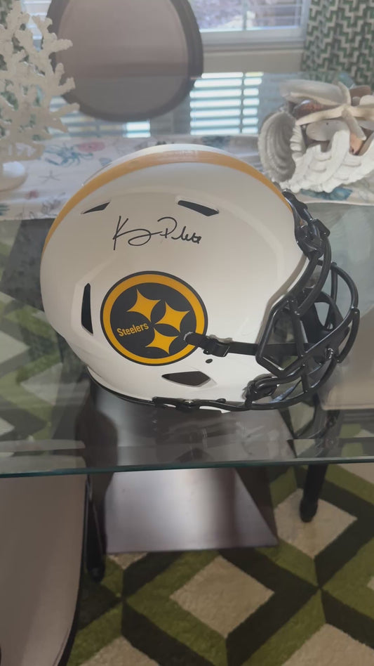 Kenny Pickett Signed✍️Pittsburgh Steelers Full-Size Lunar Eclipse Helmet🏈