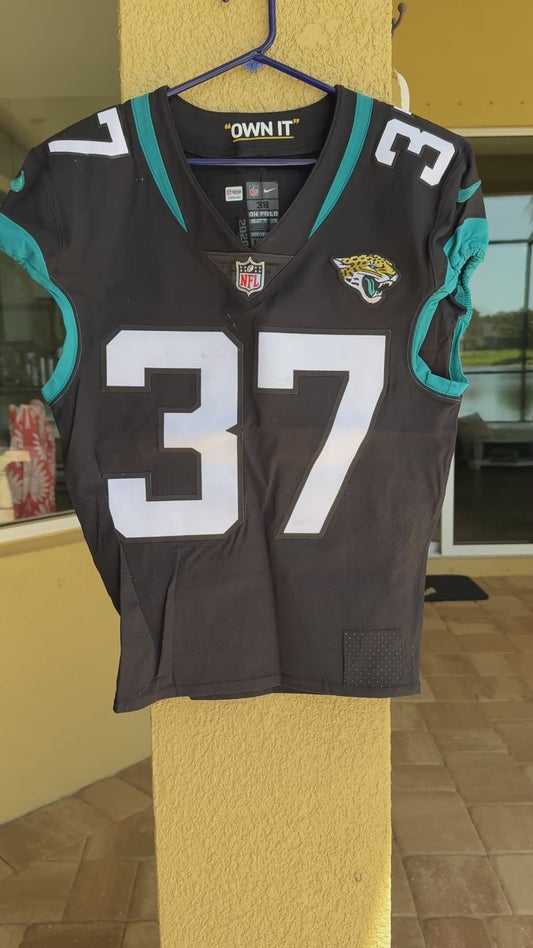 Tre Herndon GAME WORN 10/17/21 Jacksonville Jaguars Nike NFL Jersey 🎽 vs. Miami Dolphins London Game