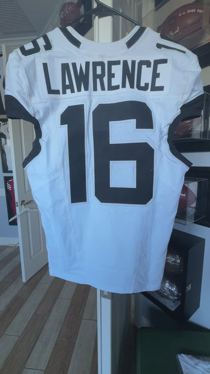 Trevor Lawrence GAME WORN 11/30/25 PHOTO MATCHED 📸 Jacksonville Jaguars NFL Jersey vs Tennessee Titans Also includes COA